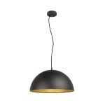 SLV Forchini M 50 Luce Pendente Acciaio Nero | Adatto per 1x E27 