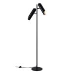 DFTP by Nordlux Rochelle Lampada da terra Metallo Nero | 76mm - Adatto per 2x GU10