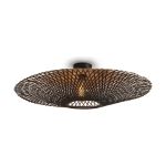 Good&Mojo Luce da soffitto Kalimantan Bambù Nero L | Adatto per 1x E27 