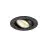 SLV New Tria 68 Faretti Aluminium Nero Il Giro 7.5W 621lm 38D - 930 Luce Calda -  | Ritaglio 68mm -  Miglior Resa Cromatica - Dimmerabile 