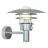 Nordlux Lønstrup 32 Luce Da Parete Acciaio e Vetro Grigio | 320mm - IP44 - Adatto per E27 - Sensore di Movimento e Luce