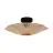 Good&Mojo Luce da soffitto Panama Rattan Giallo | Adatto per 1x E27 