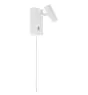 Nordlux LED Luce Da Parete Omari Bianca 3.2W 320lm 41D - 827 Bianco Molto Caldo | Dimmerabile - Inclinabile